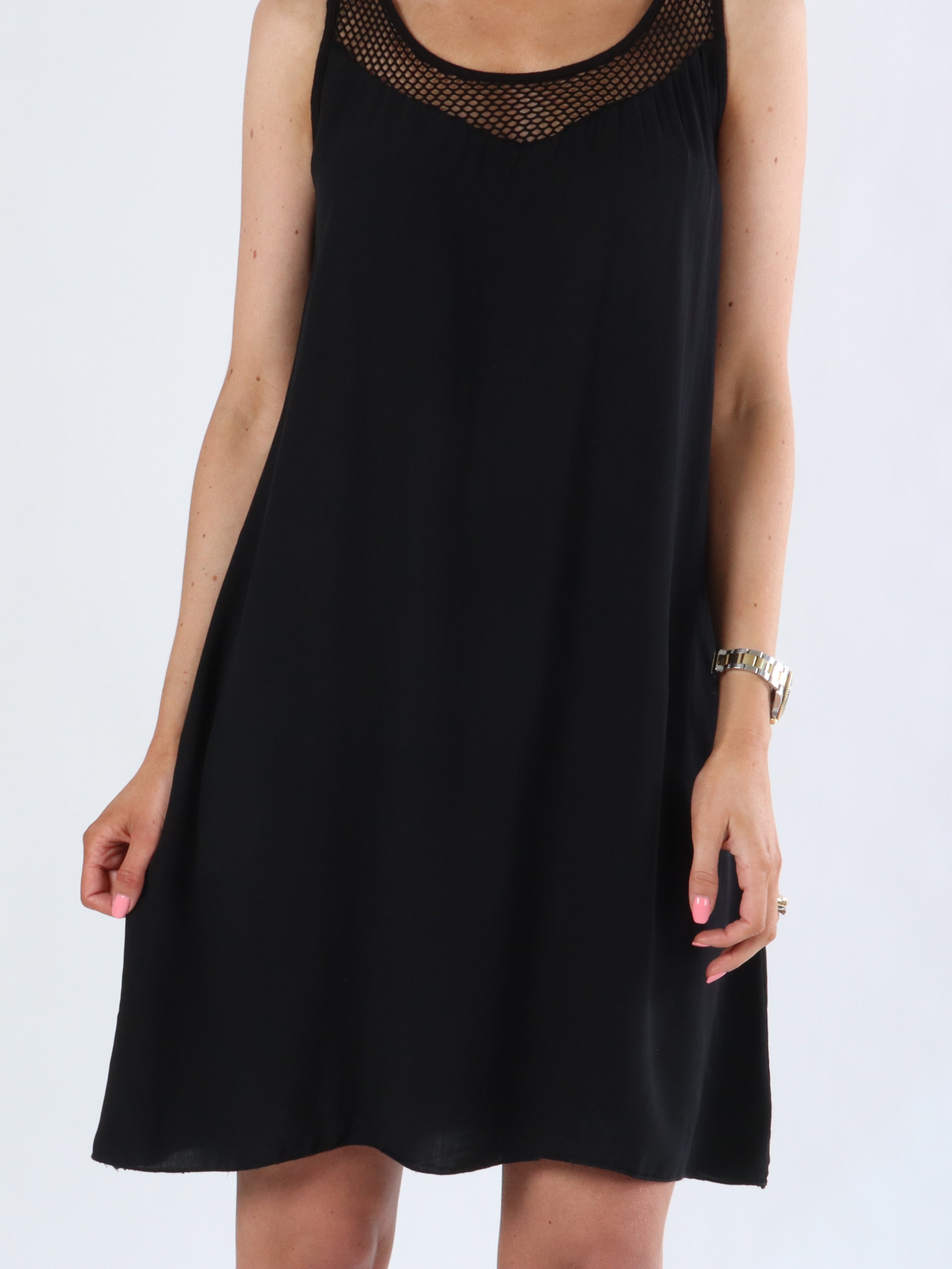 APRILIA - SOMMERKJOLE MED NET MØNSTER VED SKULDER